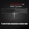 8 Inch Trailer Coupler Extension Bar For Added Clearance With 2 Inch Socket Fits Category III Strong Carbon Steel Construction