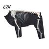 Fashionable Puppy Skeleton Shirt Dog Costume, Print Four-legged Outfit, Spooky Breathable Pet Clothing for All Sizes Cool Pullover Halloween