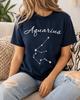Aquarius Constellation Shirt, Celestial Zodiac Tee, Astrology Lover Gift, January February Birthday Outfit, Star Sign Horoscope Apparel Art.