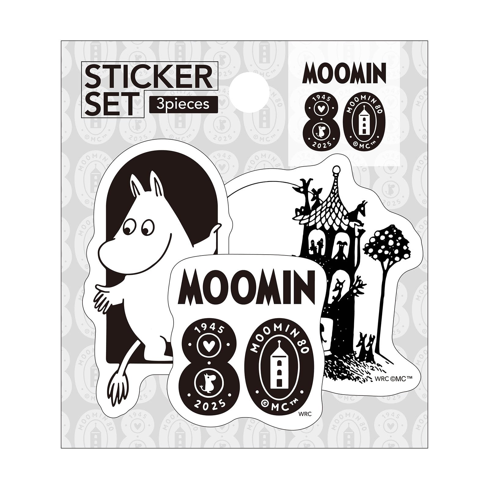

Набор наклеек World Craft Moomin MOOMIN80TH (3 наклейки) MOSC-S539