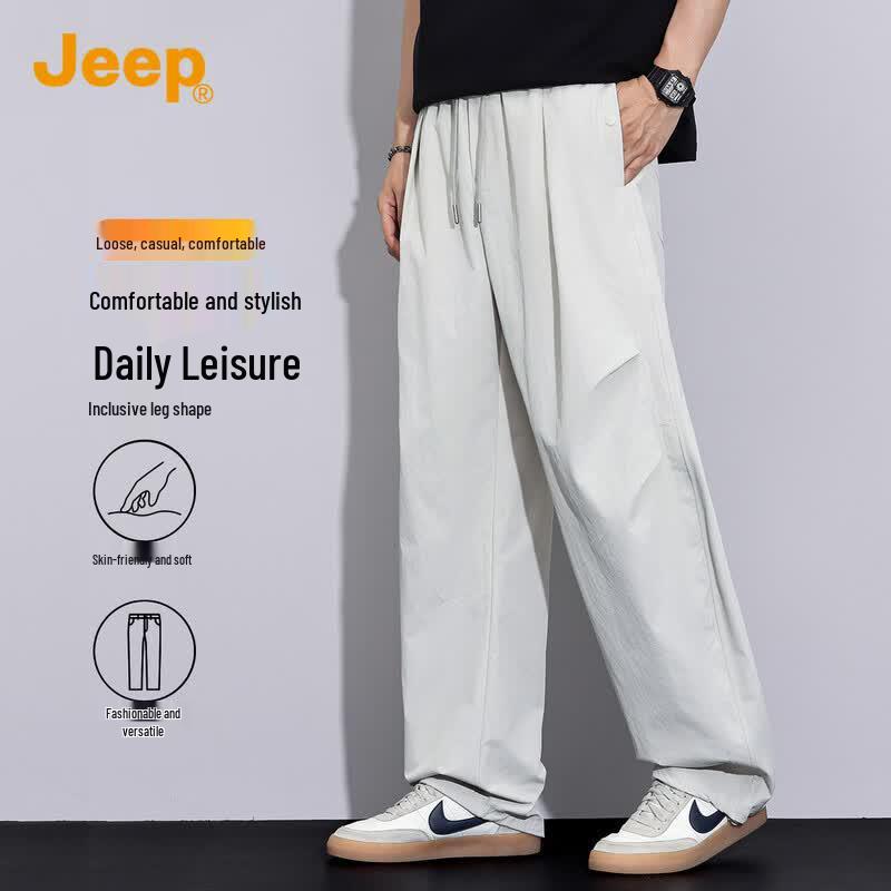 JEEP Men s Summer Lightweight Loose Fit Cargo Pants 4XL