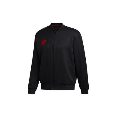 Séria CNY Ružová Bunda Zadná Potlač Štíhly Strih Basketbalová Športová Bunda Pánske Vrchné Oblečenie Čierna GH4993