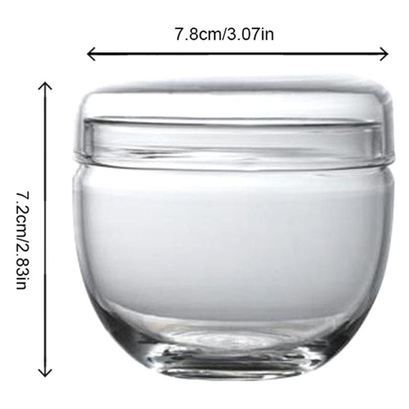 Small Glass Jar With Lid Sugar Container Bottles Kitchen Storage Glass Jars Transparent Mini Tea Storage Bottle