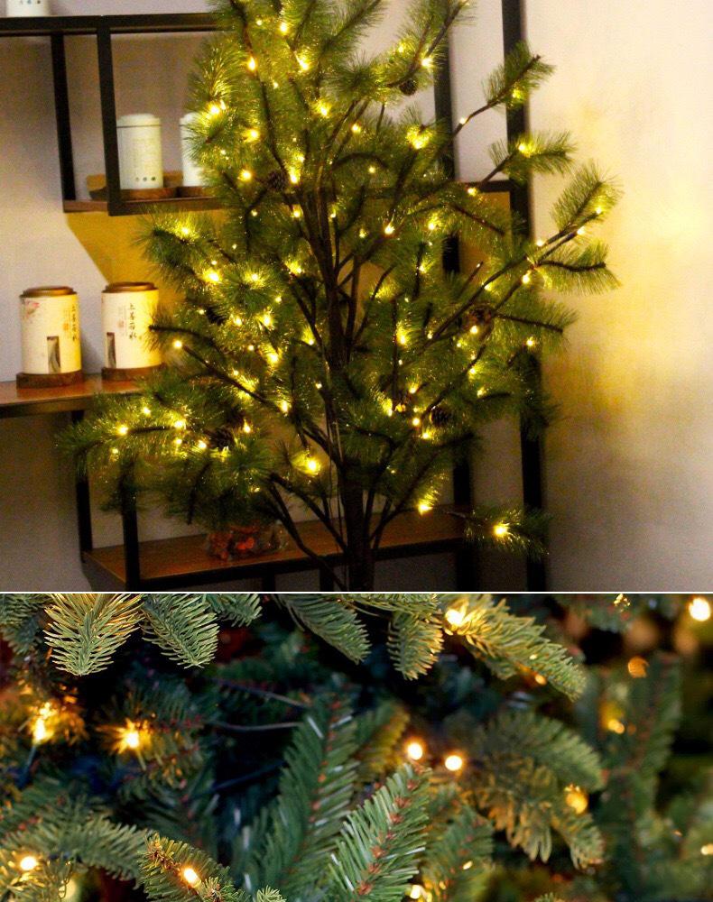 Outdoor Waterproof LED Bubble String Lights - Holiday Decorative Mini Christmas Tree Lights