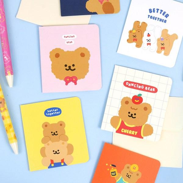 Pinkfoot 10000 Dancing Bear Card Set, Navy, 1 Set