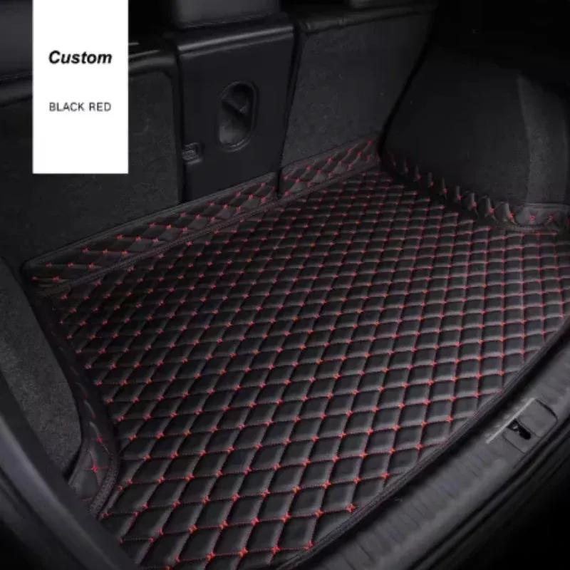 PU Leather Custom Car Trunk Mats for Mercedes W177 A W169 W176 B W246 W245 W247 Interior Details Car Accessories All Models