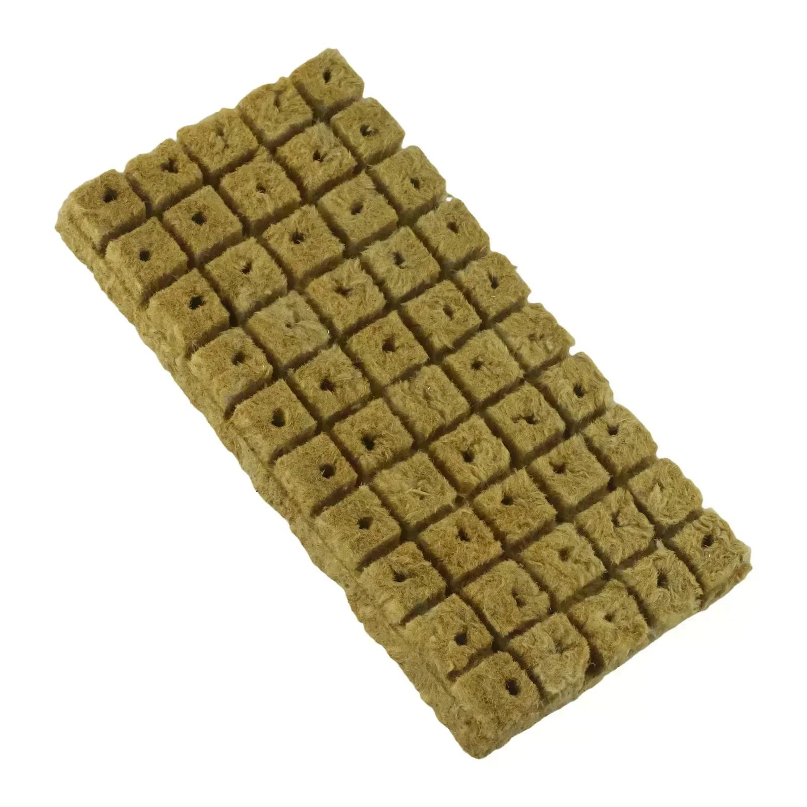 

50 шт. кубики из каменной ваты для выращивания, кубики для растений, субстрат без почвы, блок, аксессуар для садового инструмента, в наличии