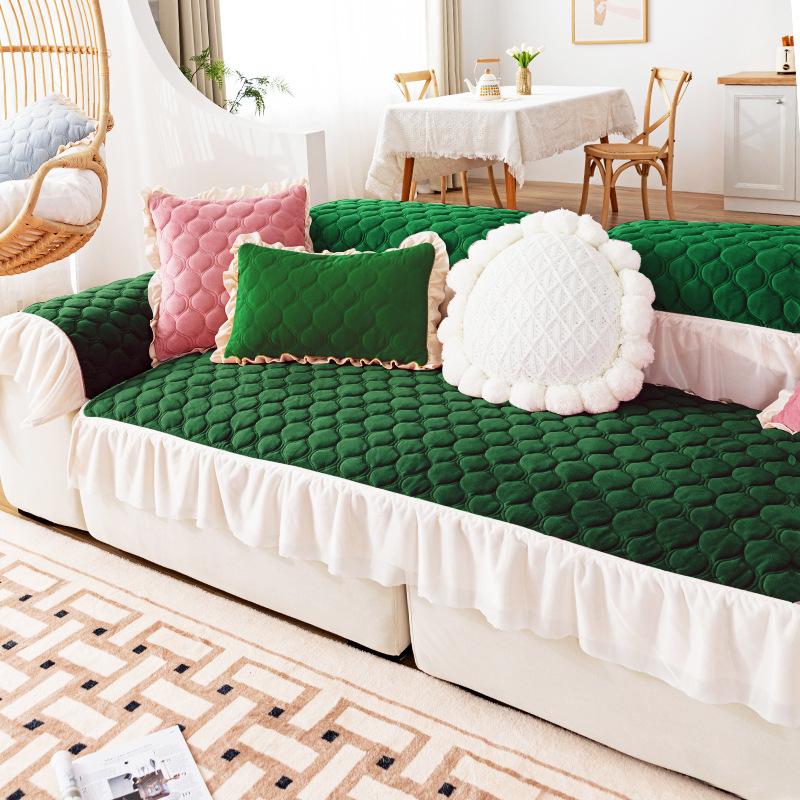 Plush Sofa Cushion Simple Modern Four Seasons Universal Non-Slip Seat Cover Sofa Cover Towel High Sense