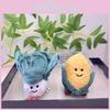 Cute Vegetable Plush Doll Creative Keychain Broccoli Corn Garlic Onion Soft Toy