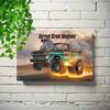 Vintage Metal Car Sign Decor Gift For Auto Lovers Garage Wall Art
