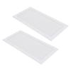 2Pcs Computer Cooler Fan Dust Filter Magnetic Frame PC Fan Dust Mesh PC Cooler Filter Fine Mesh PVC