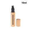 10Ml Empty Bamboo Spray Bottles Refillable Mini Fragrance Containers Travel Fine Mist Sprayer For Cosmetic Essential Oils