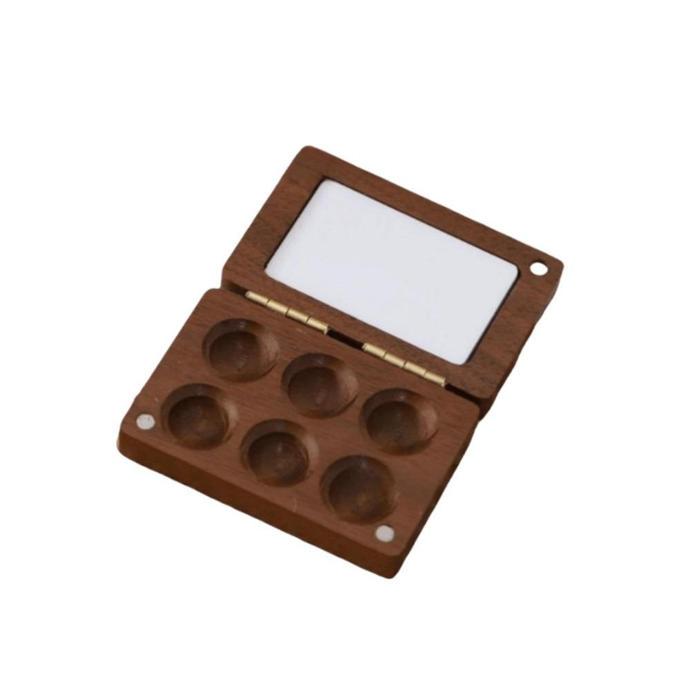 Mini Paint Box Compact Mixing Paint Tray Integrated Tray Pocket Palette  Sketch Painting