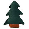 Christmas Tree Plush Pillow With Plant Flower Pattern For Home Decor And Sofa Cushion