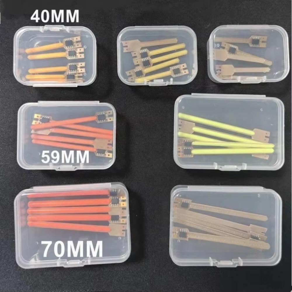 70 59MM DC3V Meteor Shower Filament Flowing Water Lamp Bring A Box LED COB Filament Diodes Parts Incandescent Light Accessories