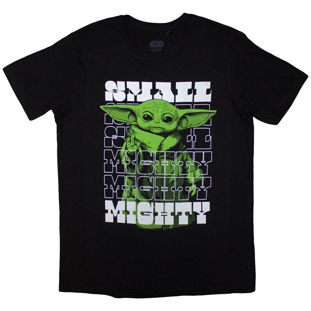 Star Wars Unisex T-Shirt: The Mandalorian Grogu Small & Mighty (Small) M