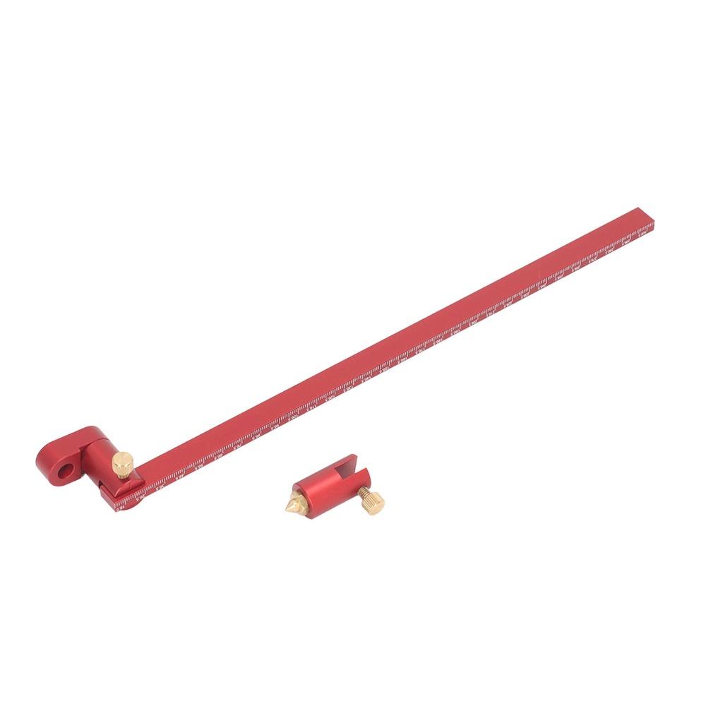 Aluminum Alloy Circle Marking Gauge Center Finder Tool for DIY, Carpentry and Design