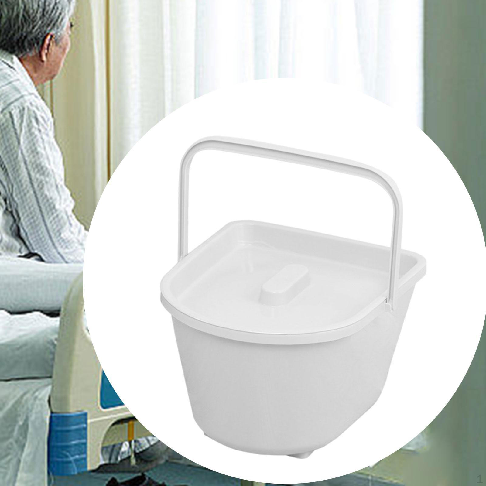 

Ночной горшок и стул с сиденьем для унитаза для нужд кемпинга белый