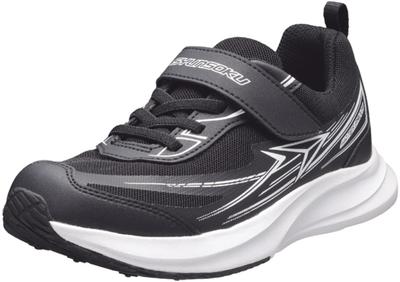 Shunsoku Boys and Wide Sizes SJJ Black Size Sneakers, Unisex, Girls, Waterproof, Fit, 3E, 19-26cm, 1520, (New Color, 20.0 Cm)