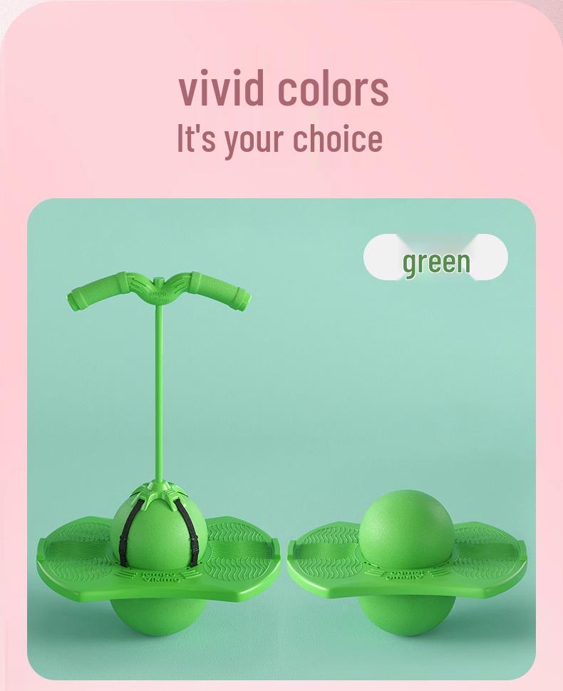 Kids & Adults Bouncing Ball - Kindergarten Sports Toy & Balance Exercise Equipment