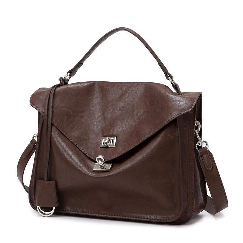Bags Women's Fashion Vegetable Tanned Soft Leather Light Luxury Women's Bags Large Capacity Bags Premium Messenger Bags Versatile Messenger Bags
