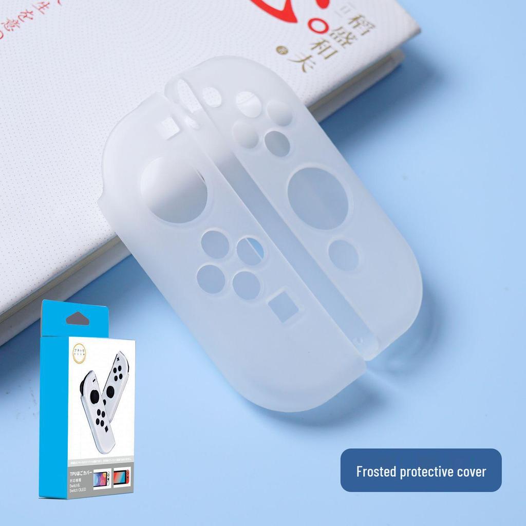 TPU silikonové pouzdro na ovladač Nintendo Switch OLED s příslušenstvím Joy-Con a krytkou joysticku