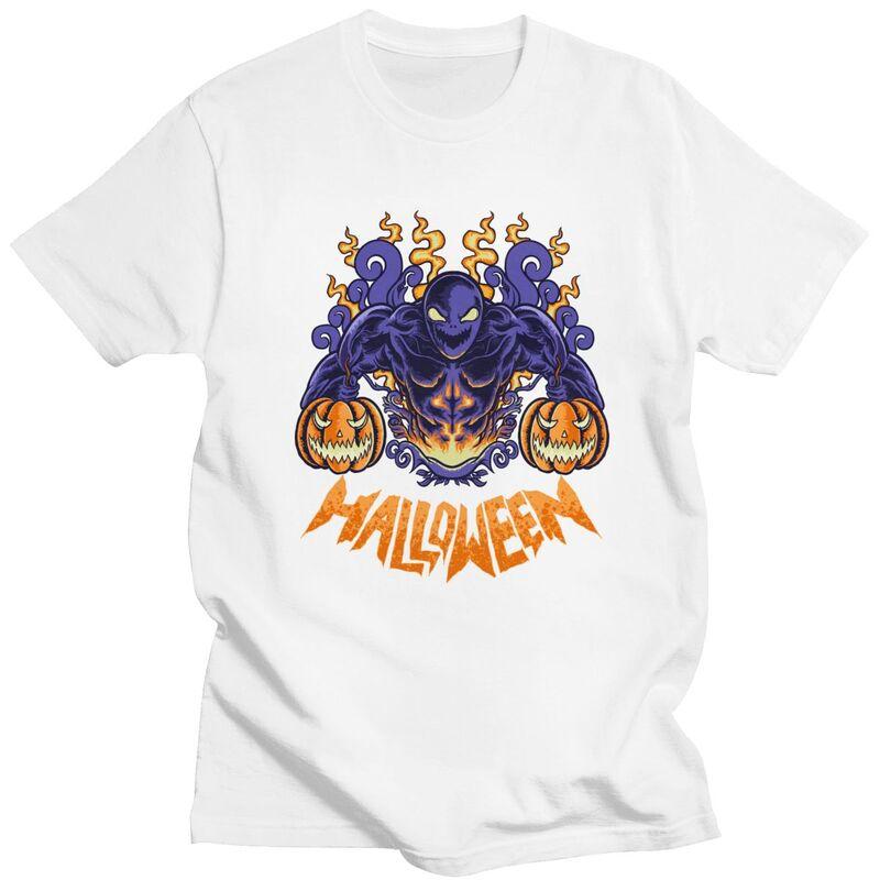 Venom Pumpkin Halloween T Shirt Vintage Streetwear Cotton Amusing Casual Men Women Short Sleeve Stylish Casual Cute Unisex Tops