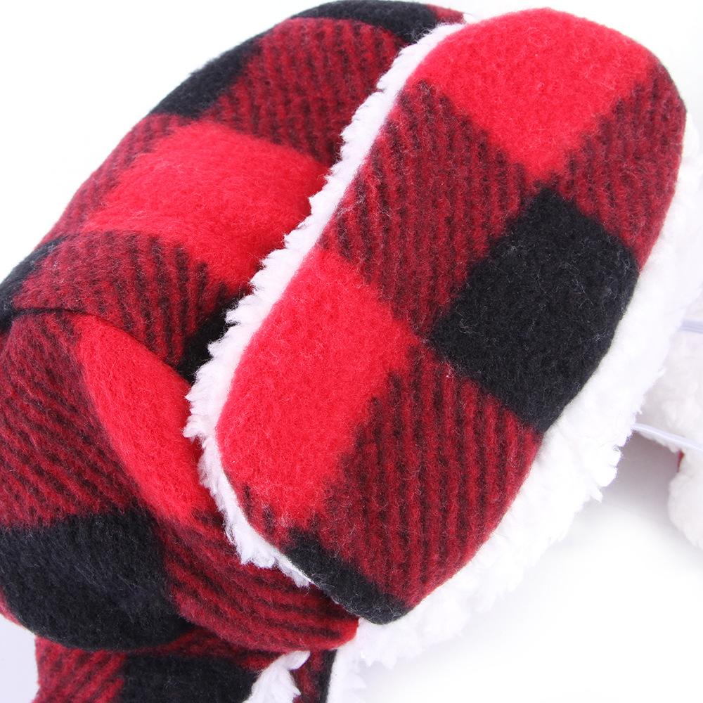 Buy 1Pc Winter Plaid Earmuffs Dog 