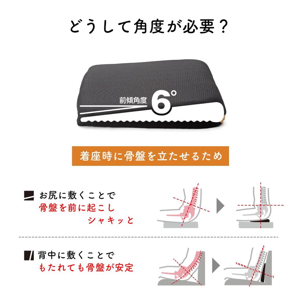 L L Mini Black x 34cm x Portable A4 size Small cushion Polyethylene foam Dr. Dr. 23.5cm 4.3cm