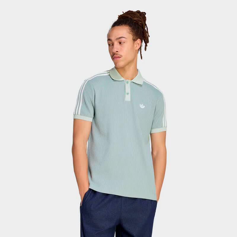 Adidas Men s Knitted Polo Shirt M