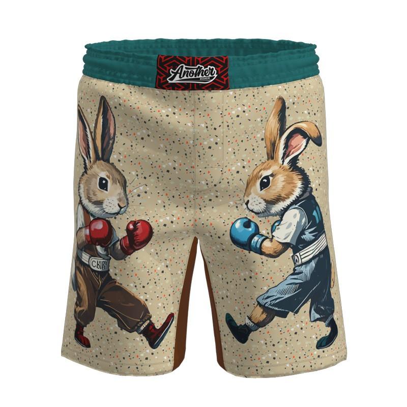 Mens MMA Shorts 4-Way Stretch Grappling BJJ Training Fighting Competition
