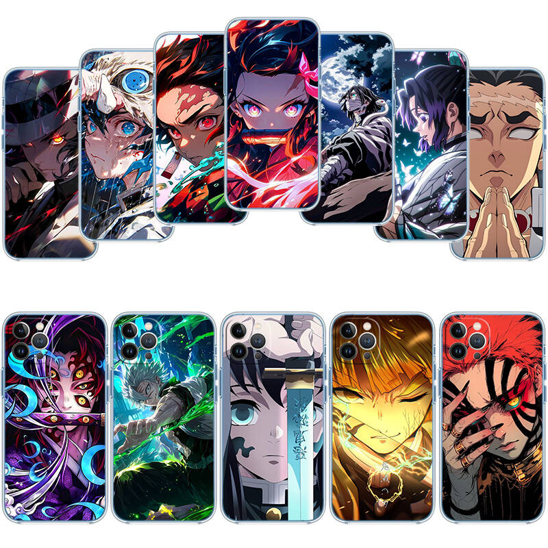 Demon Slayer Case for Motorola G10 G20 G04 E30 E40 E22 E20 E13 E15 G22 G23 G05 G75 G35 G55 E22S E7 G6 G7 G8 G9 Plus Power Play