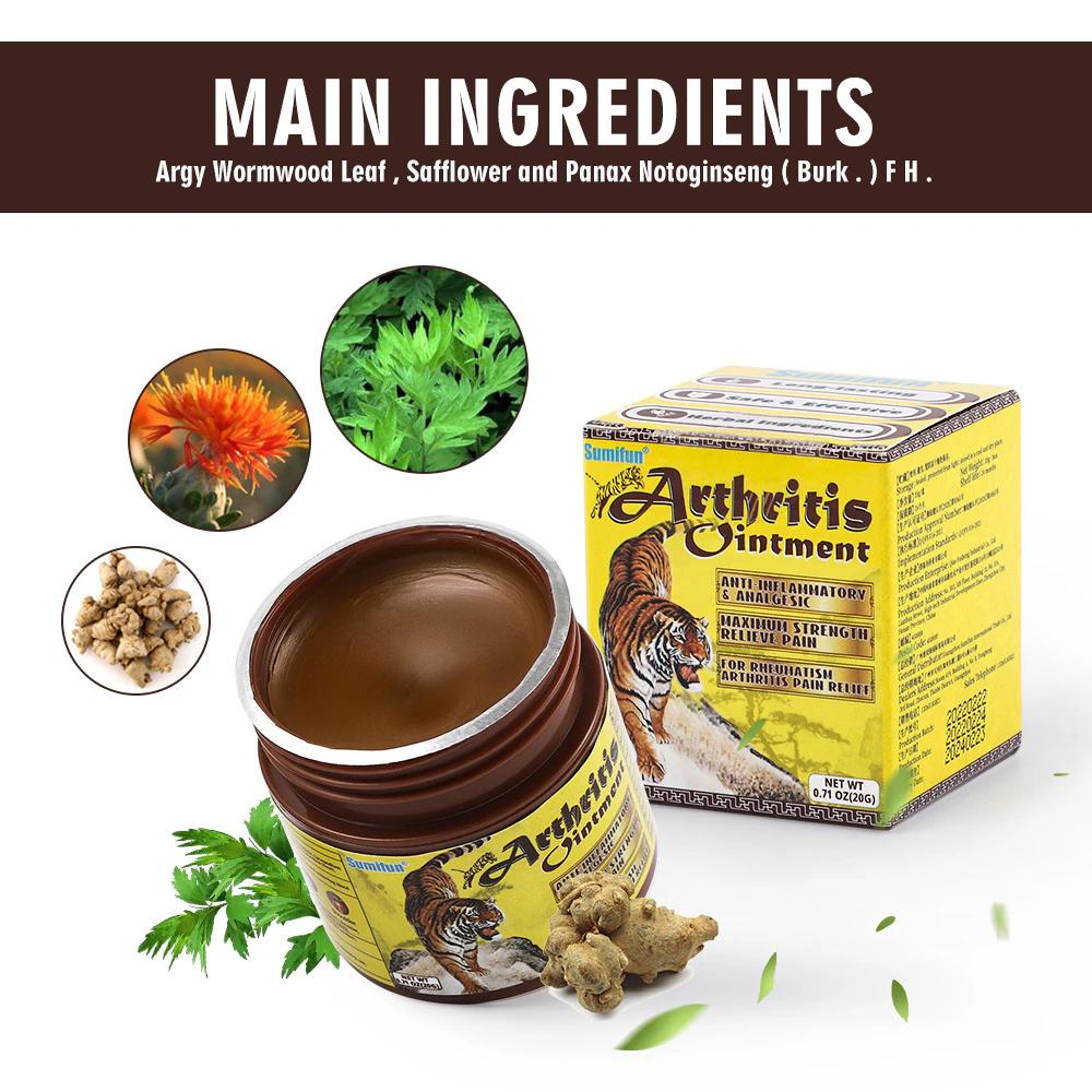 Tiger Balm Arthritis Ointment Wormwood Muscle Joints Shoulder Lumbar Knee Pain Analgesic Cream 20g