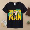 New Chainsaw Man Children T-shirts Anime Character Printed T-shirt Kids Casuals Sports Short Sleeves Tops Baby Boys Clothing