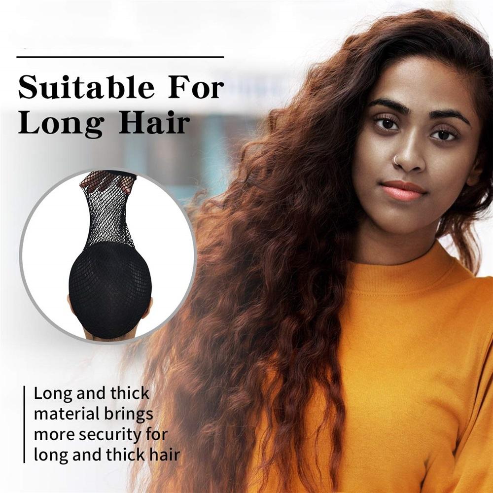 Hair Net for Wig, Fishnet Wig Cap for Women, Wig Cap for Long Thick Hair