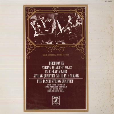 LP Record BUSCH TTRING QUARTETADOLF BUSCHGO  Great Recordings Of The Centurybee GR2235 ANGEL  Japan Classical Used
