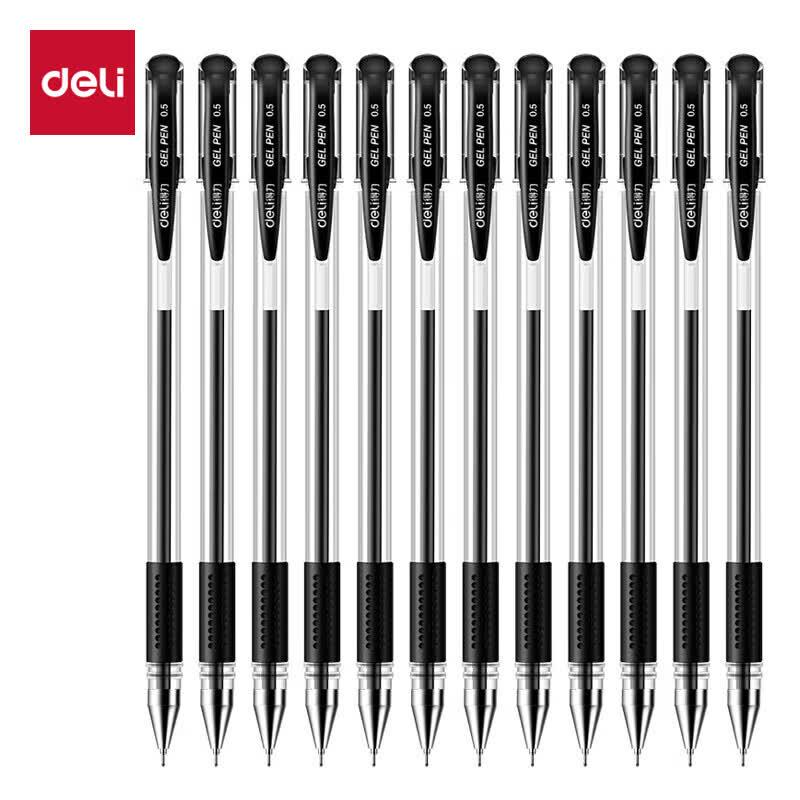 Deli 0.5mm Semi-Needle Tip Gel Pen