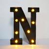 1PC 21.8cm LED Letter Light Luminous Letter and Number Night Light Suitable for Home Bar Wedding Birthday Party Decoration