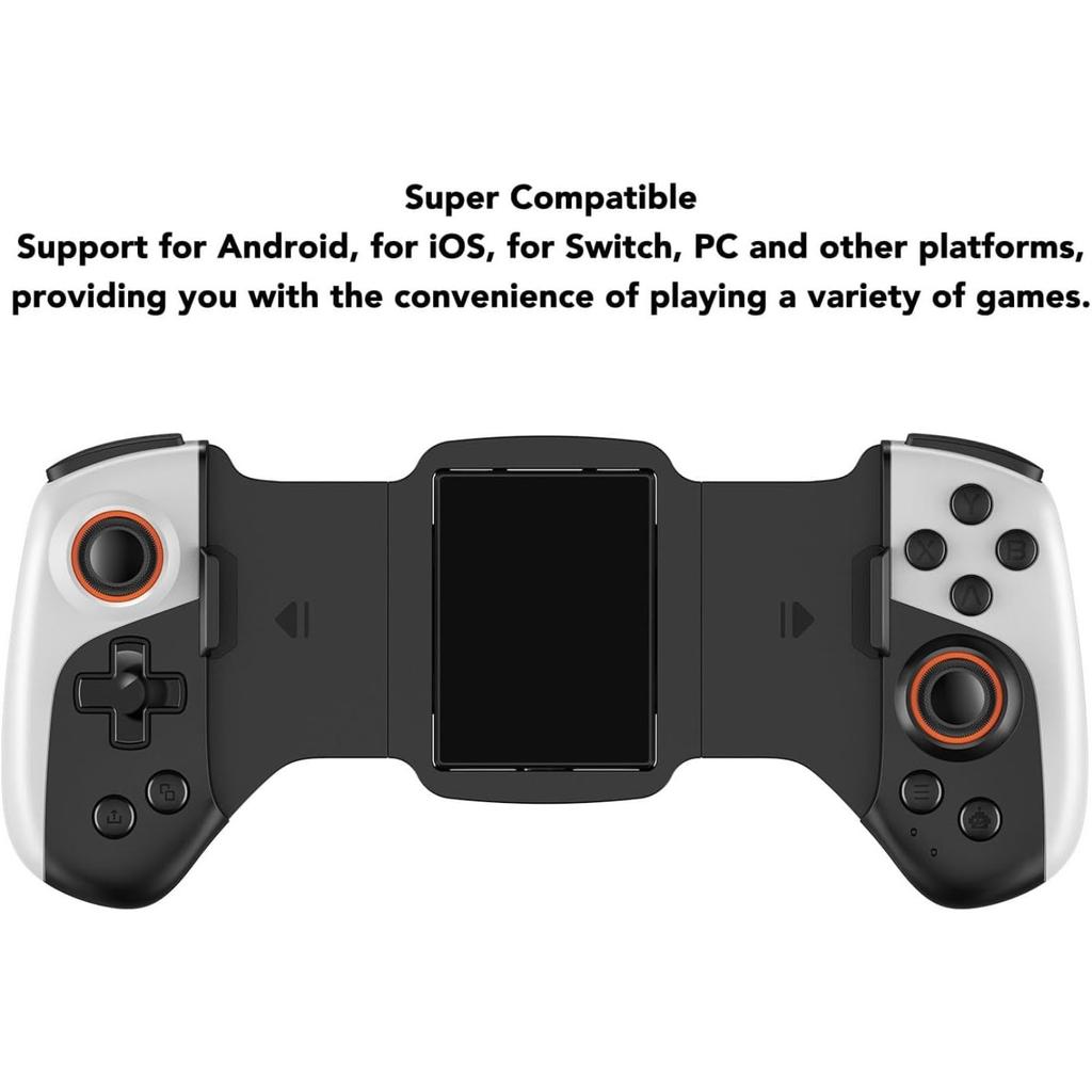 Switch Mobile Game Controller Gamepads Game Controller 360 graus Controle Remoto Joystick Compatível com Android Modo HID, Android