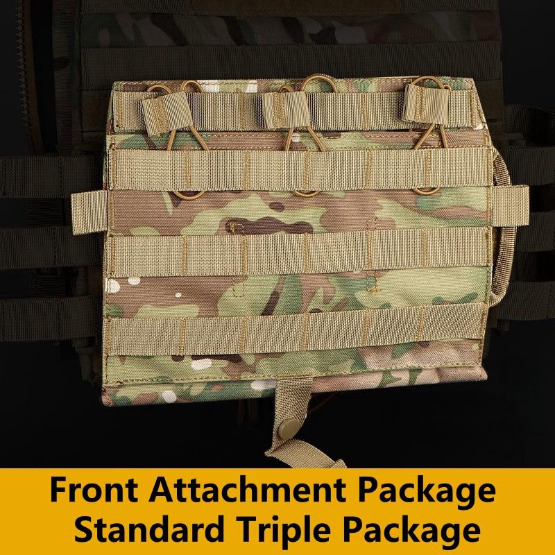 

Outdoor Vest Front Accessory Package Standard Triple Pack Outdoor Equipment MOLLE Expansion Pack Carefully Selected Material
