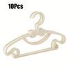 10Pcs Balcony Windproof Children's Clothes Hanger, Household Plastic Clothes Support, Thick Bow Tie Clothes Hanger