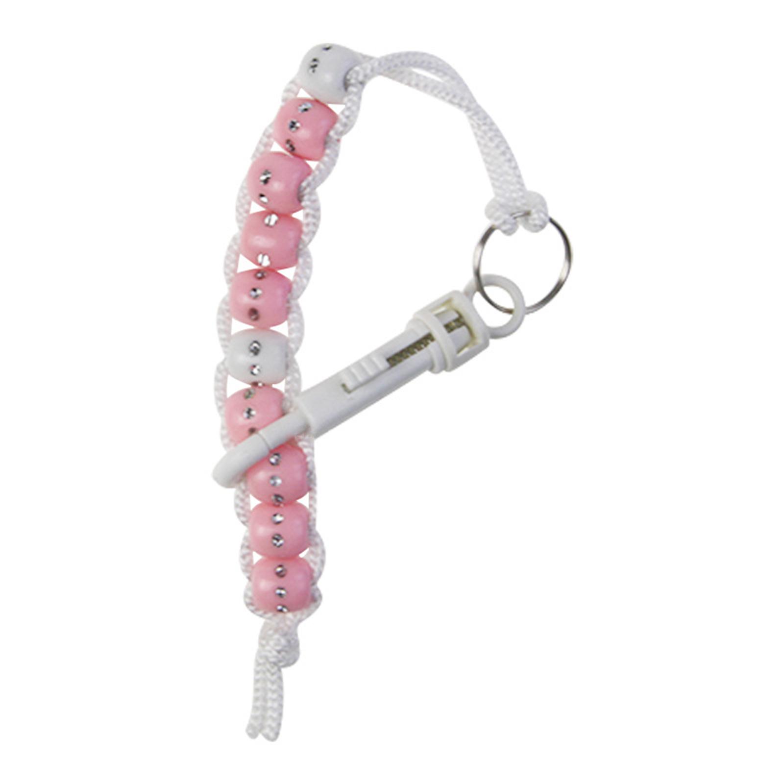 

Golfs Beads Score Counter Golfs Stroke Score Count Keeper Putting Score Counter with Clip for Referee Caddy Golfers рожевий