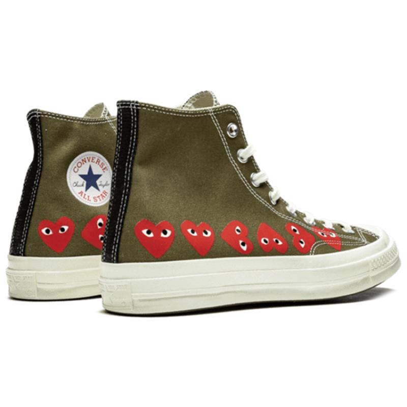 Converse Chuck Taylor All Star 70 Hi Comme Des Garcons Play Multi Heart Green