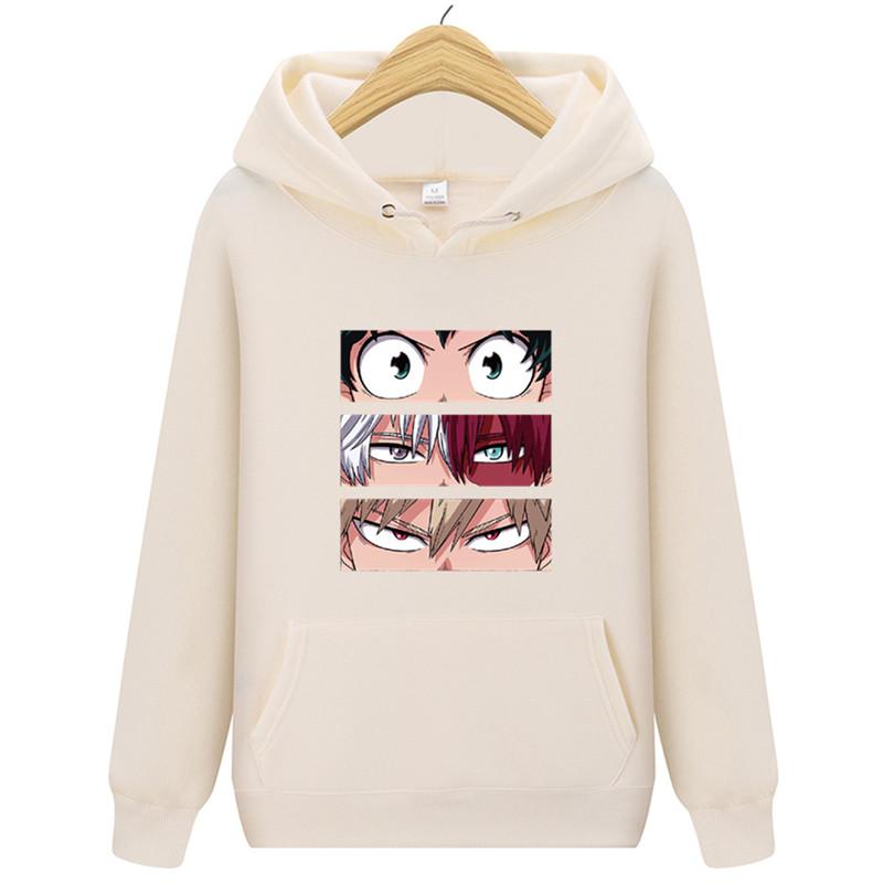 Langermet for menn og kvinner Uformell mote gensere Japansk tegneserie løs hettegenser Komfortabel kreativitet Streetwear
