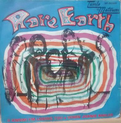 7inch Record RARE EARTH - (I Know) I'm Losing You / When Joan M5096 Tamla Motown 1970 Spain Rock Used