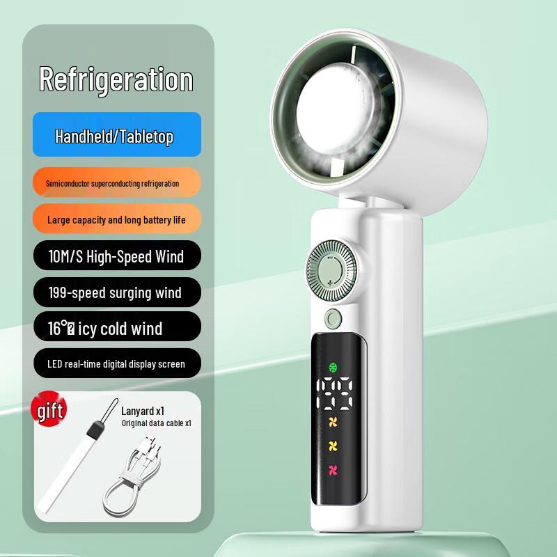 Yiyayun Portable Digital Display Cooling Fan