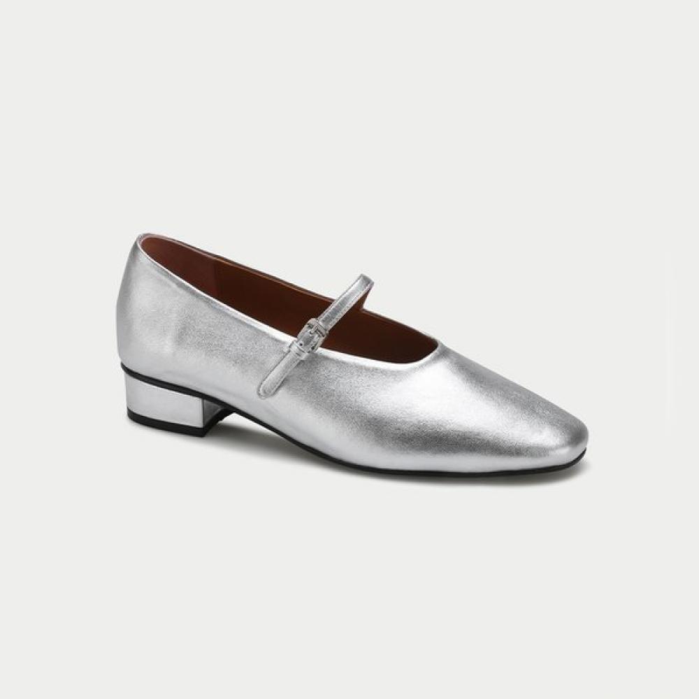 Thommcan Women S Comfort Mary Jane pumpS Silver 8tmmi25S7r