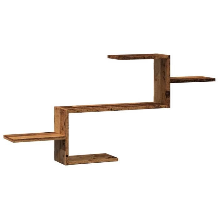 VidaXL Wall Shelf Old Wood 104x15x49 Cm Engineered Wood 853207