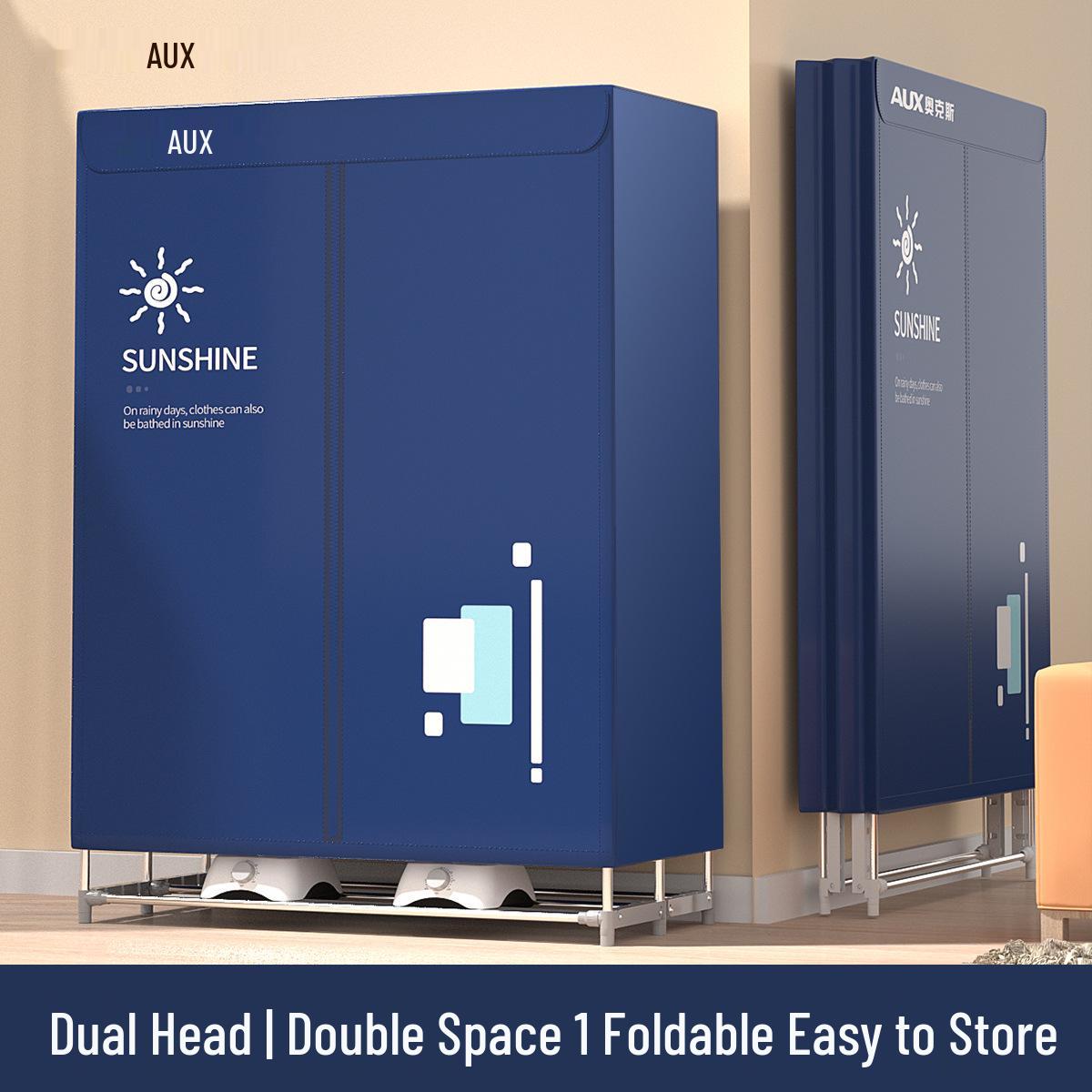 Aux 3000W Foldable Commercial Clothes and Towel Dryer with Large Capacity
