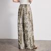 Chuyu 2026 Spring Bohemian Printed Wide-Leg Trousers